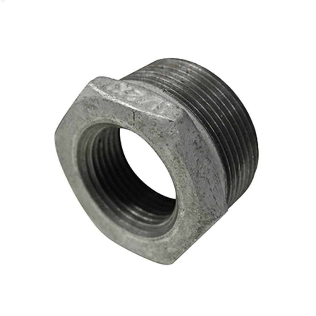 2" x 1-1/4" Galvanized Malleable Iron Hex Bushing