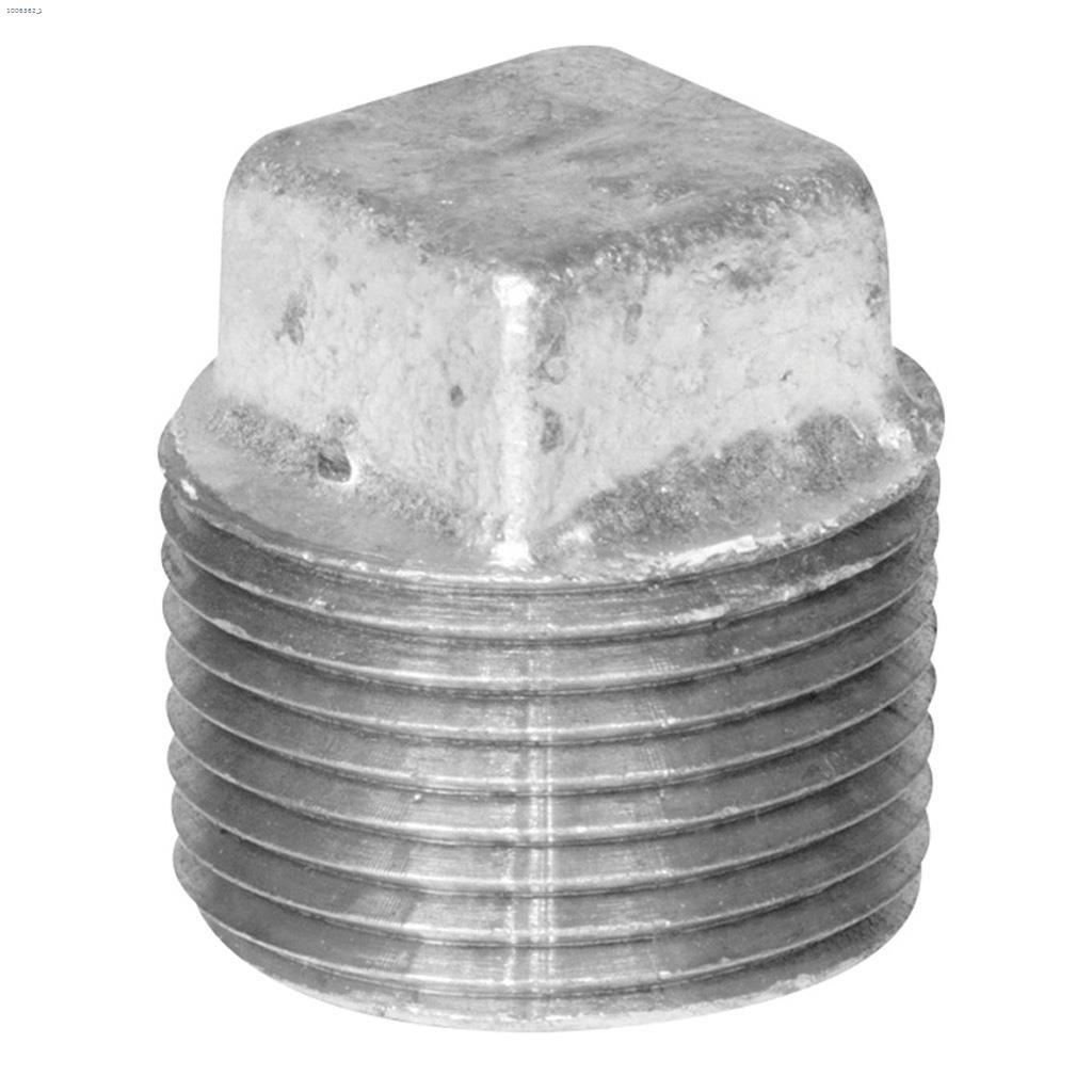 1/2" Bouchon en fer malléable galvanisé