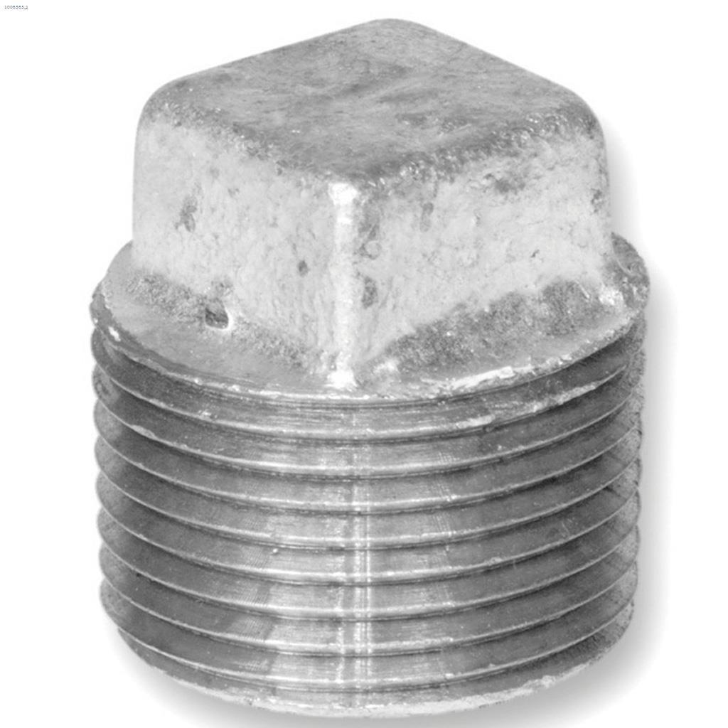 3/4" Bouchon en fer malléable galvanisé