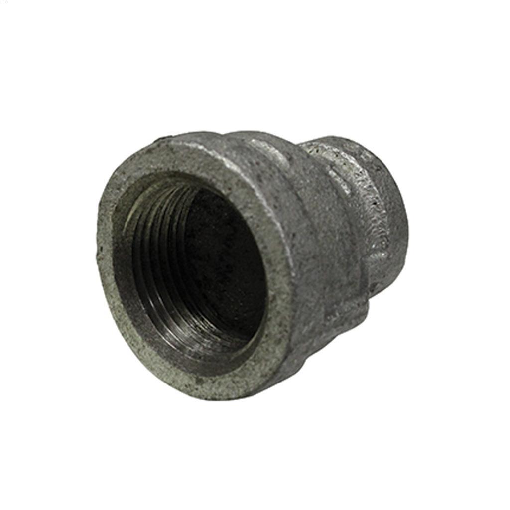 1" x 1/2" Galvanized Malleable Iron Reducing Coupling