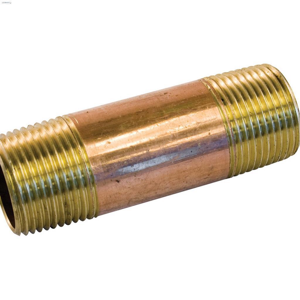 3/4" x Close Thread Bronze Pipe Nipple