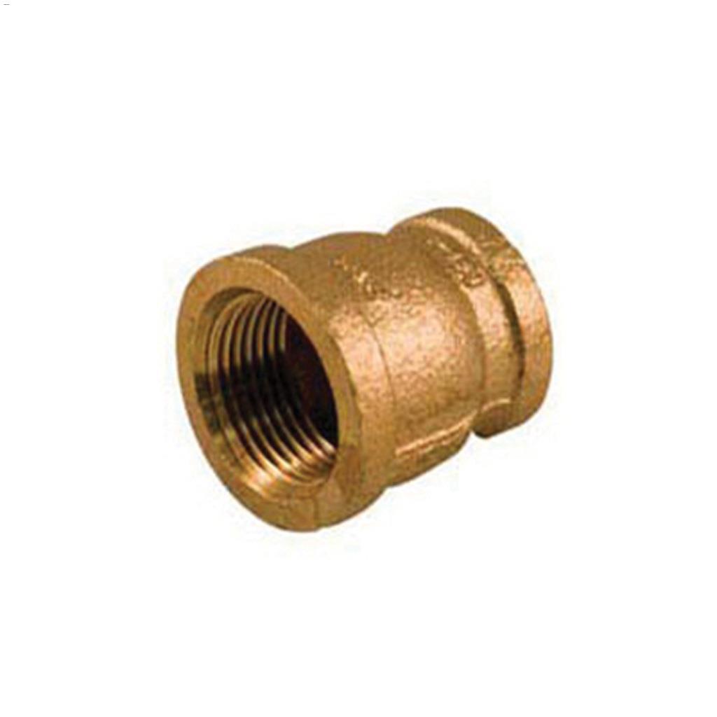 3/4" x 1/2" Thread Bronze Reducing Coupling