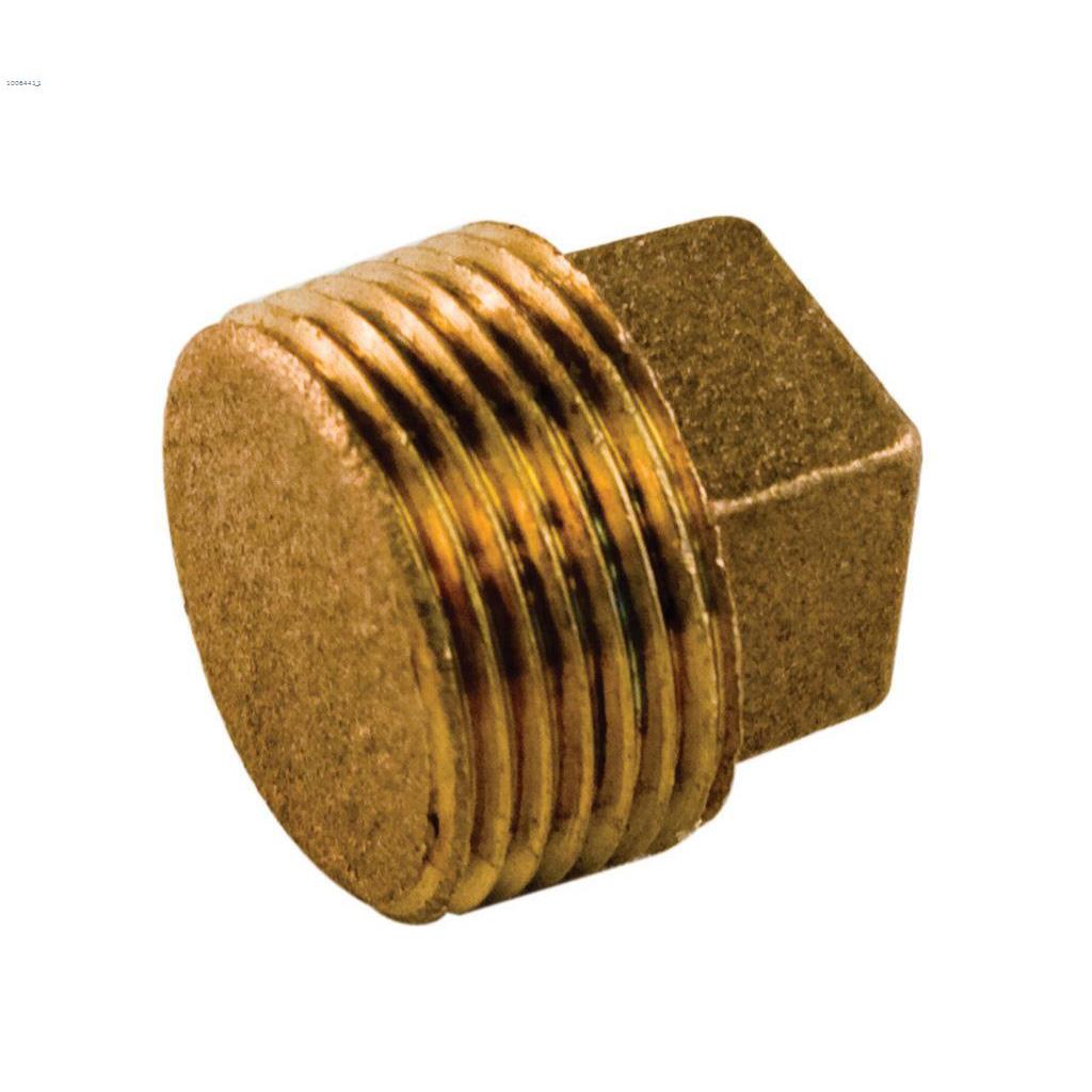 1" Thread Bronze Cored Plug