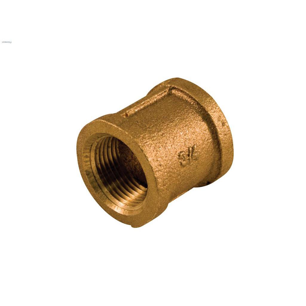 1/4" Thread Bronze Coupling