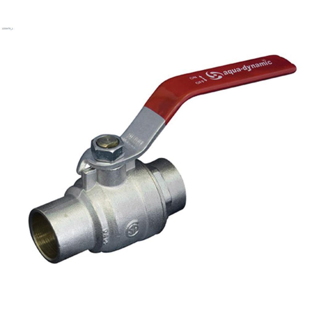 Soupape à boule Aqua-Dynamic®  3/4"  en PTFE à souder