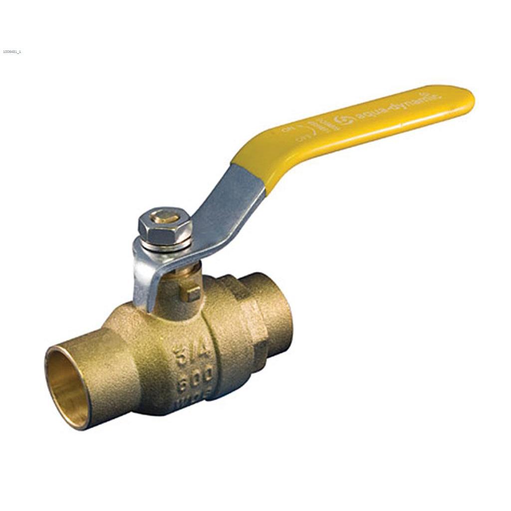 Soupape à boule Aqua-Dynamic®  1/2", laiton forgé à souder