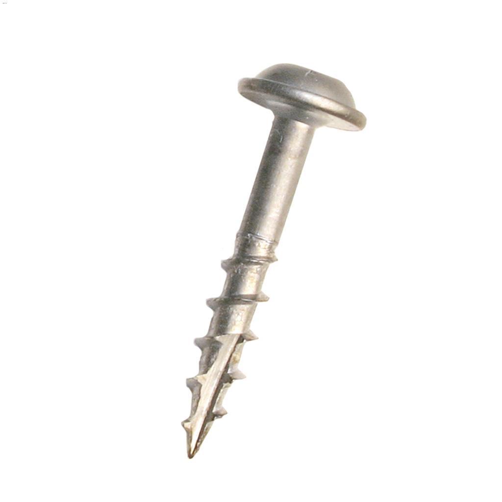 #7 x 1" Zinc Pan Head Pocket Hole Screw-100/Pack