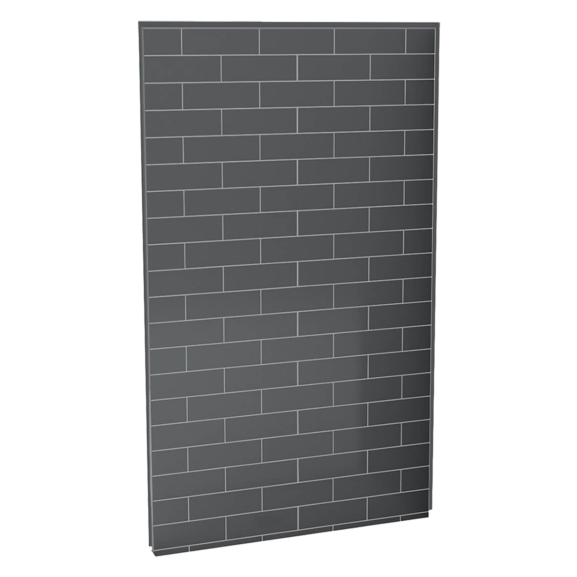 48" x 1-1/8" x 80-7/8" Thunder Gray Utile Back Wall Panel