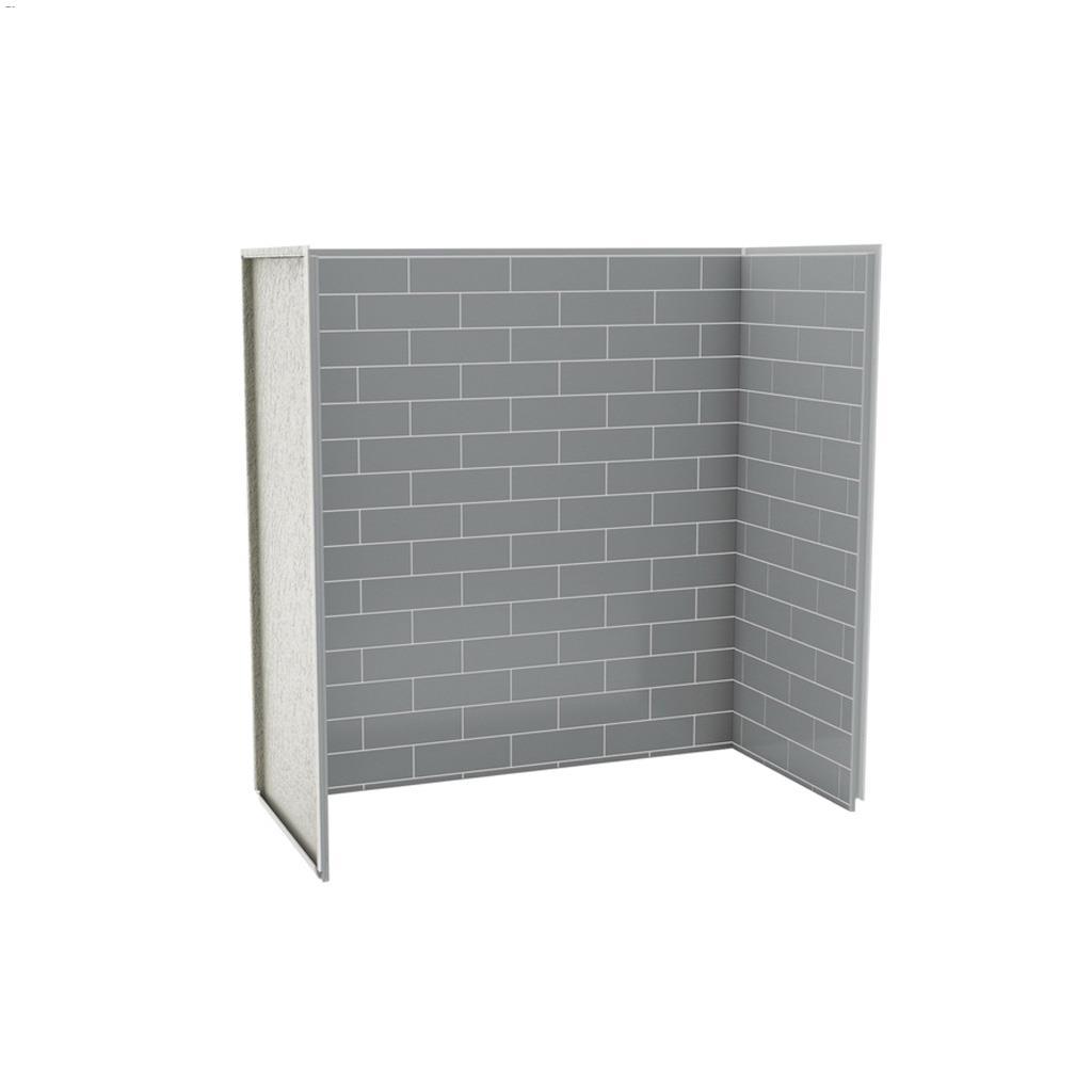 60" x 30" x 60" Metro Ash Grey Utile Tub Wall Kit