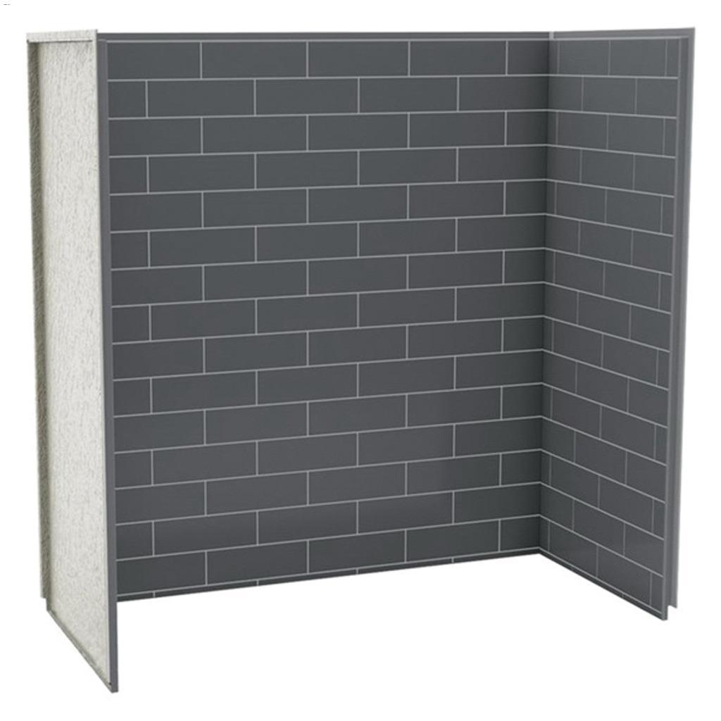 60" x 30" x 60" Metro Thunder Grey Utile Tub Wall Kit
