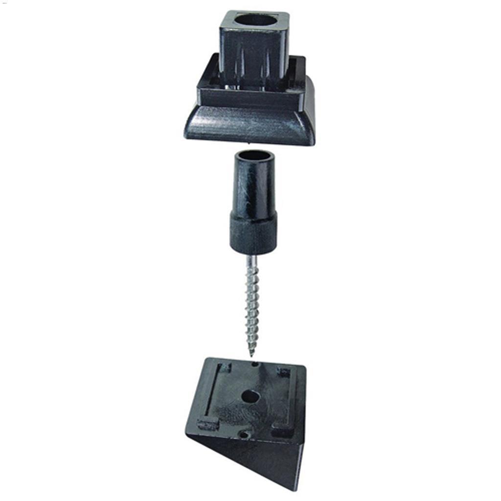 Connecteur adaptateur rampe escalier à 3/4" balustres carrés