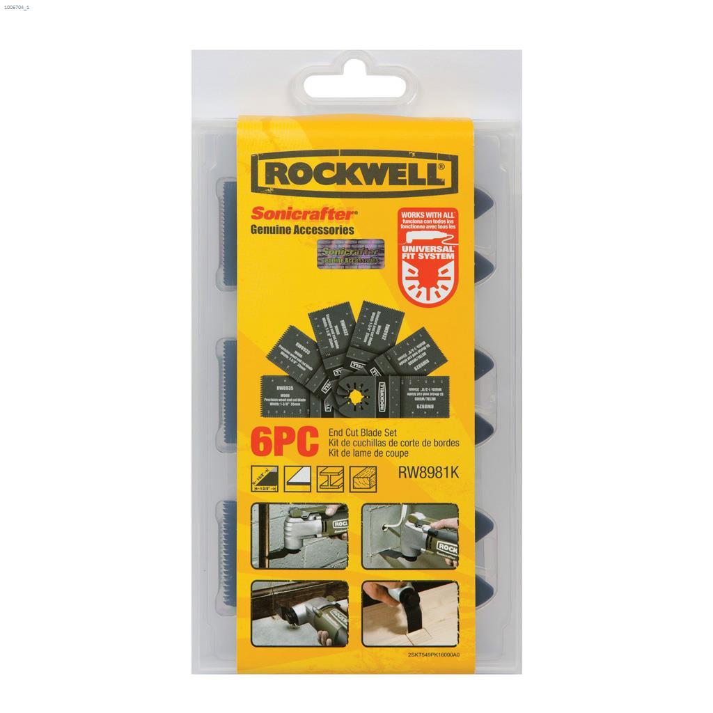 Sonicrafter Bi-Metal End Cut Blade Set-6/Pack