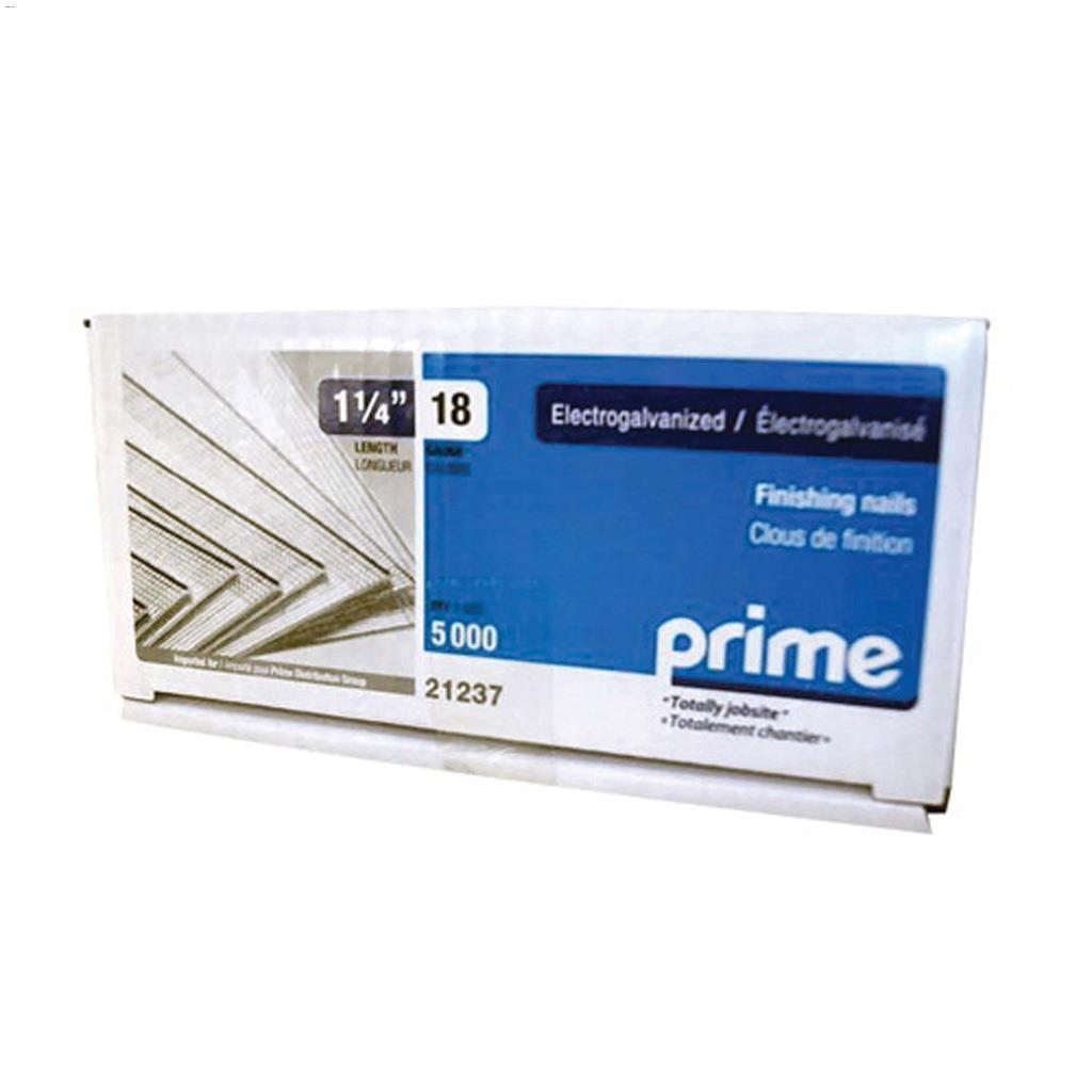 1-1/4" 18 Gauge Galvanized Brad Nail -5000/Box