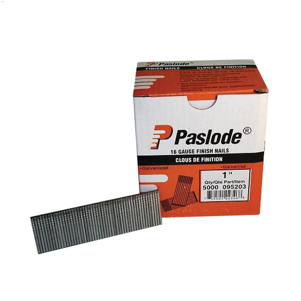 Paslode 1" 16 Gauge Galvanized Finishing Nail -5000/Box