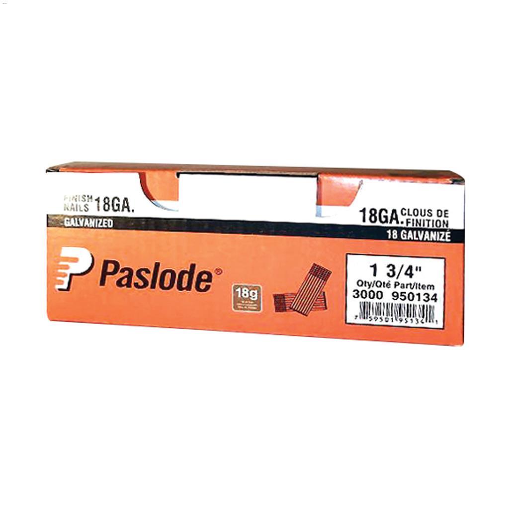 Clous de finition Paslode® 1-3/4"  de calibre 18  - 3000/bte