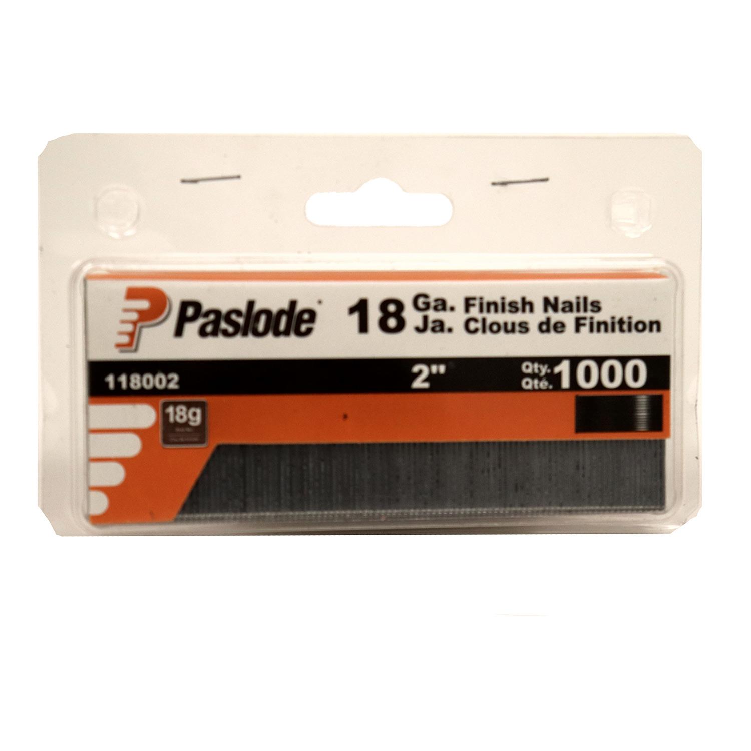 Clou à tête perdue galvanisé Paslode® 2" calibre 18-1000/bte