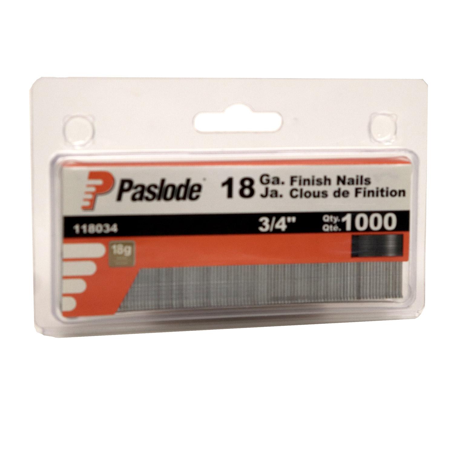 3/4" 18 Gauge Galvanized Brad Nail-1000/Box