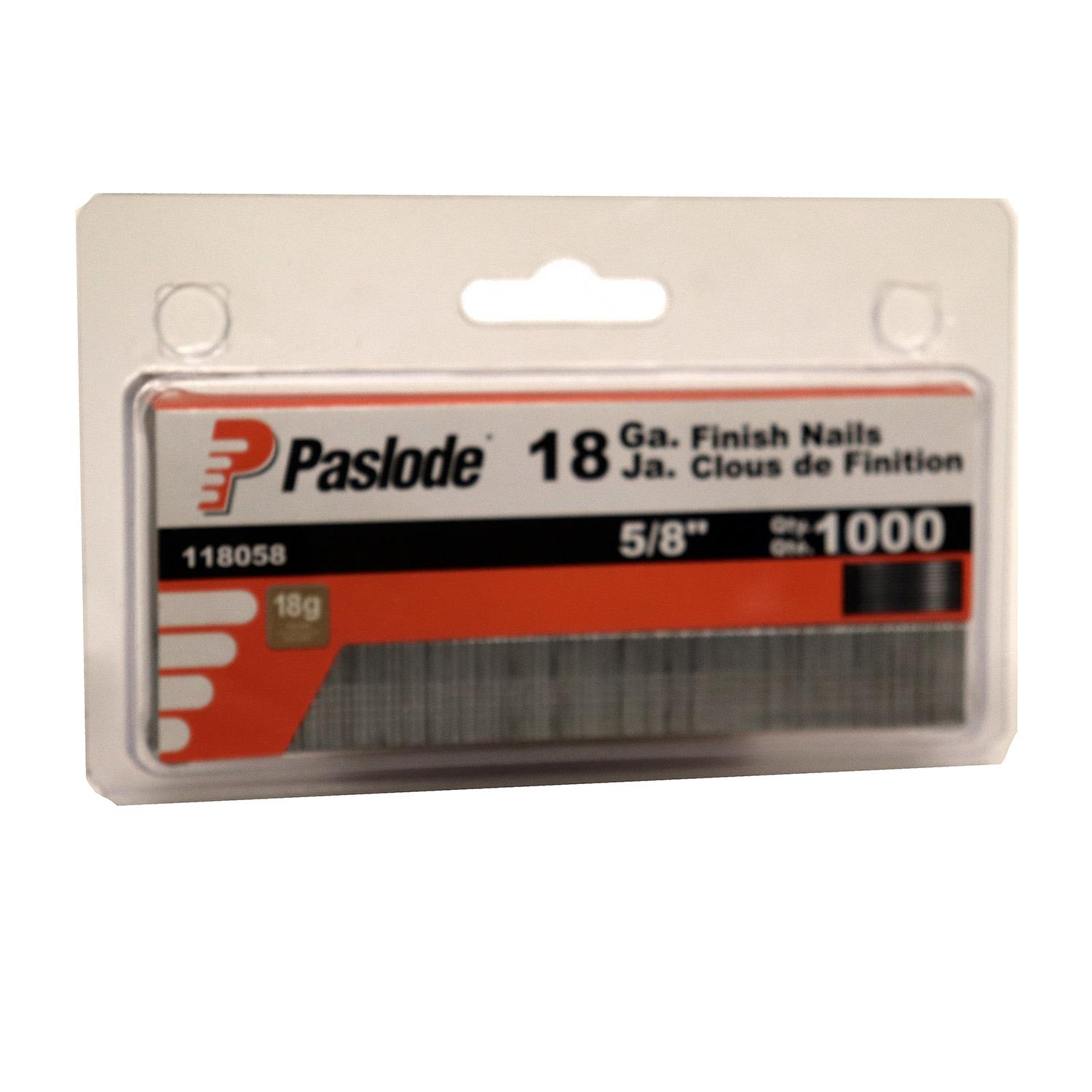 Clou à tête perdue galvanisé Paslode 5/8" calibre 18-1000/bt