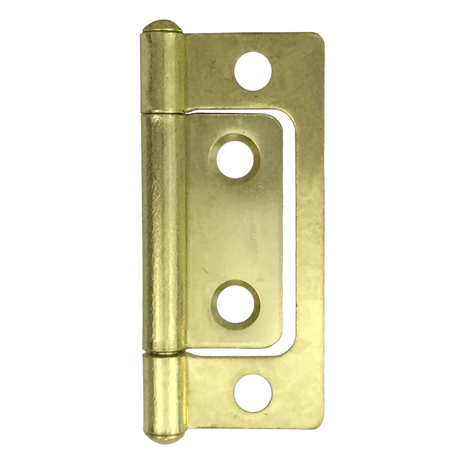 3" x 1-1/4" Brass Steel Bi-Fold Non-Mortise Door Hinge