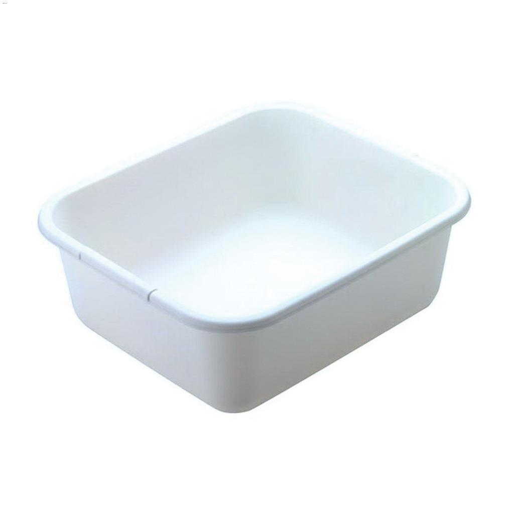 Microban 14.45" x 12.55" x 5.67" White Dish Pan