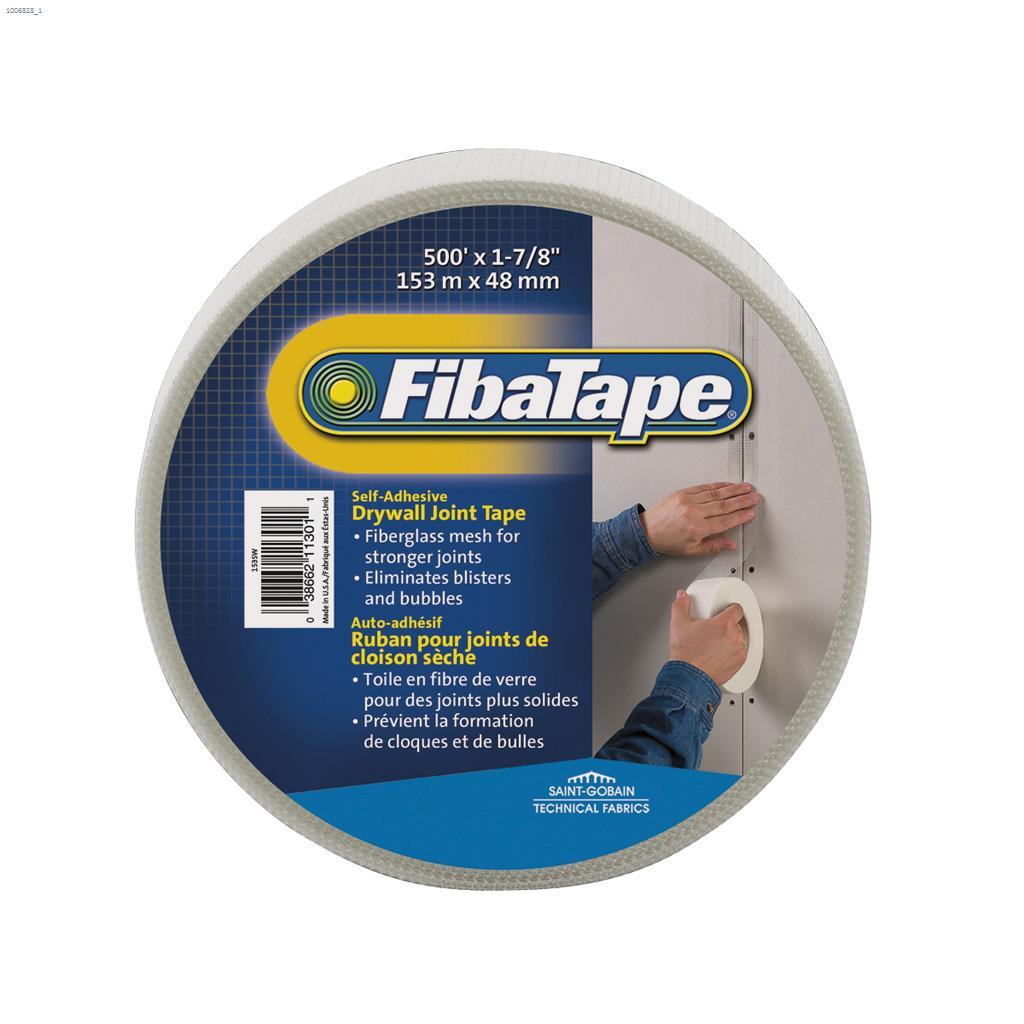 FibaTape 500' x 1-7/8" ruban à joints en maille blanche