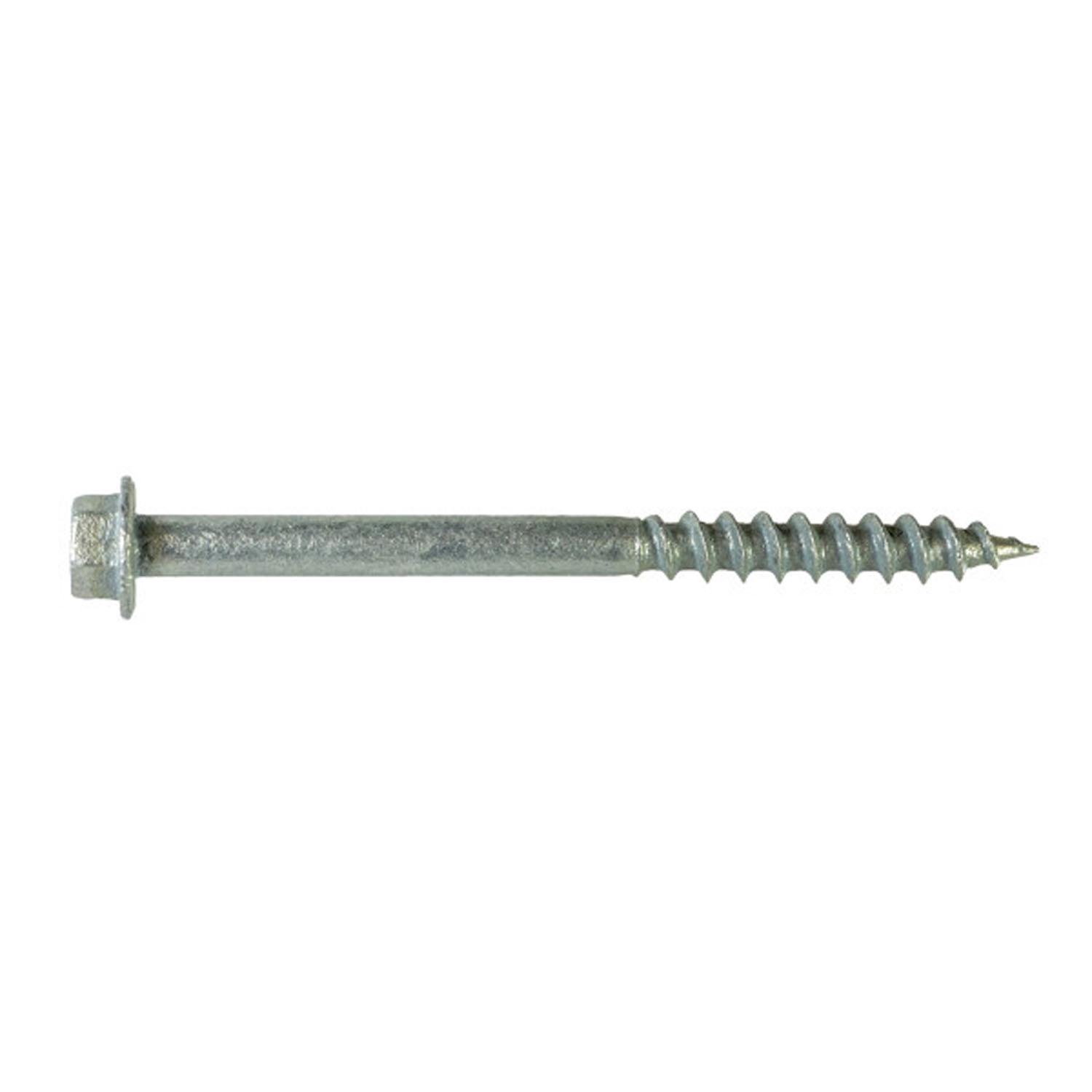 #10 x 2-1/2" Galvanized Hex Head Connector Screw-100/Pack