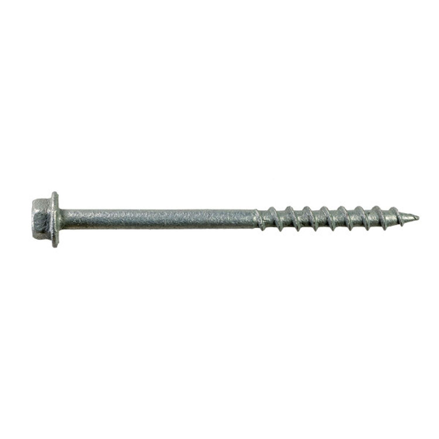#9 x 2-1/2" Galvanized Hex Head Connector Screw-100/Pack