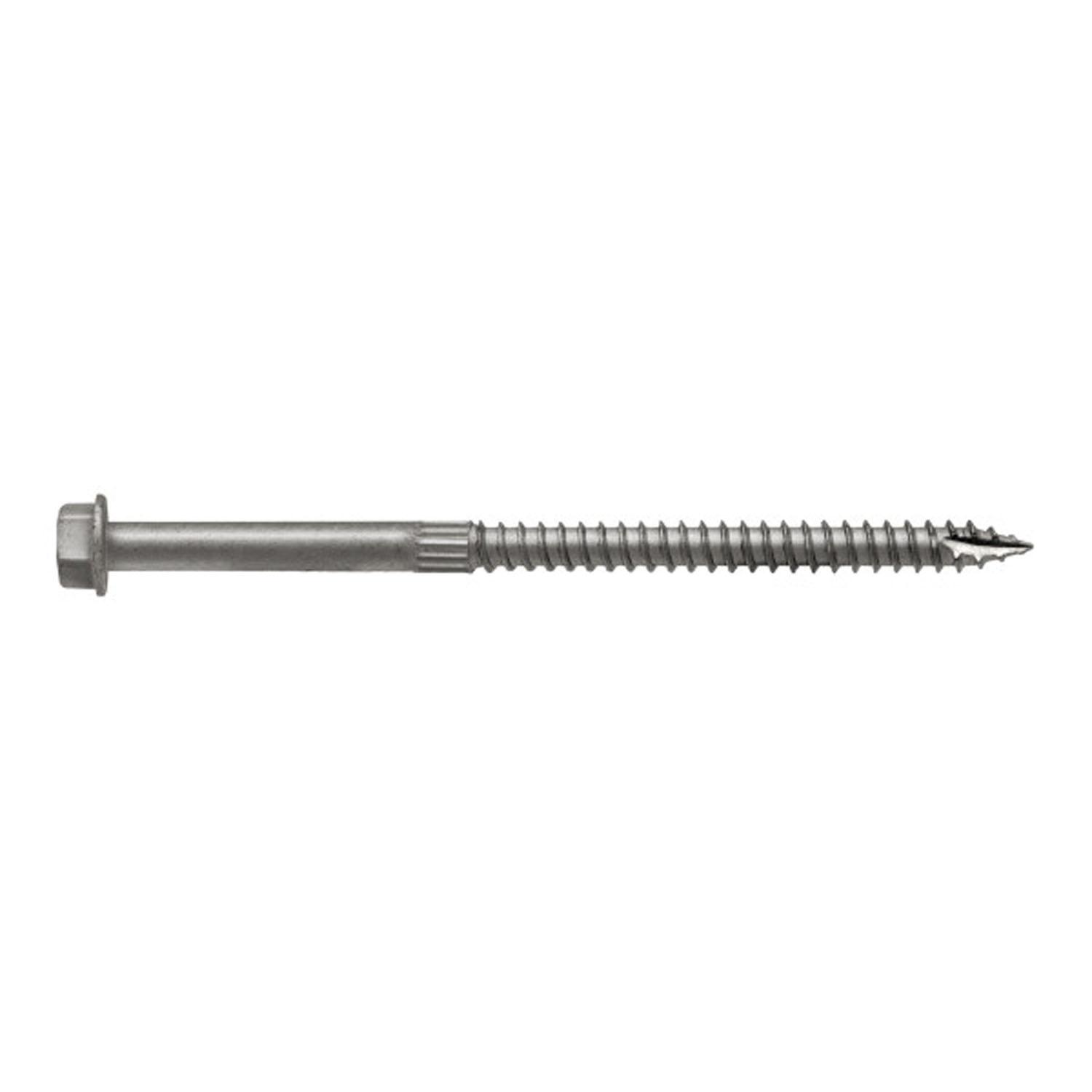 Strong-Drive 1/4" x 4-1/2" Hex Head Connector Screw-10/Pack