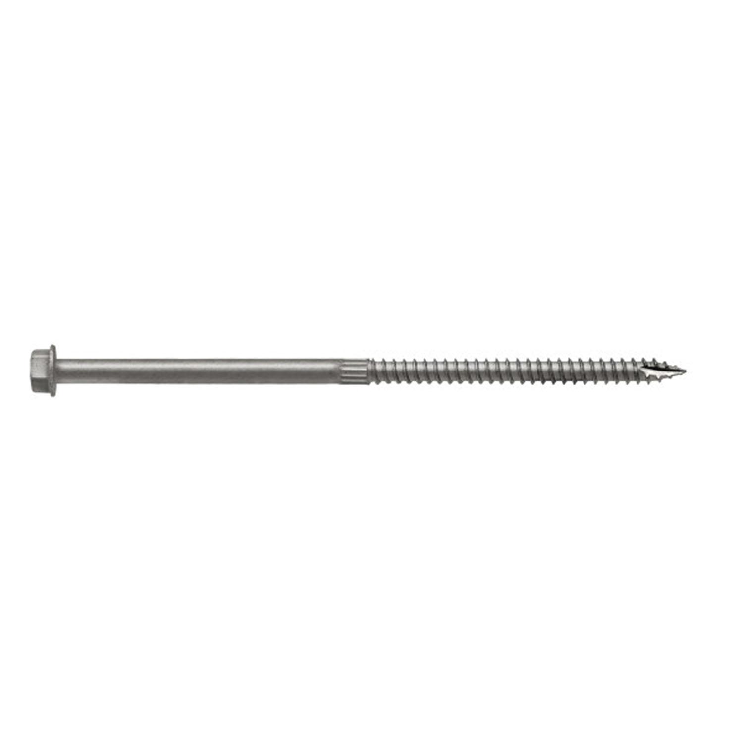 Strong-Drive 1/4" x 6" Hex Head Connector Screw-10/Pack