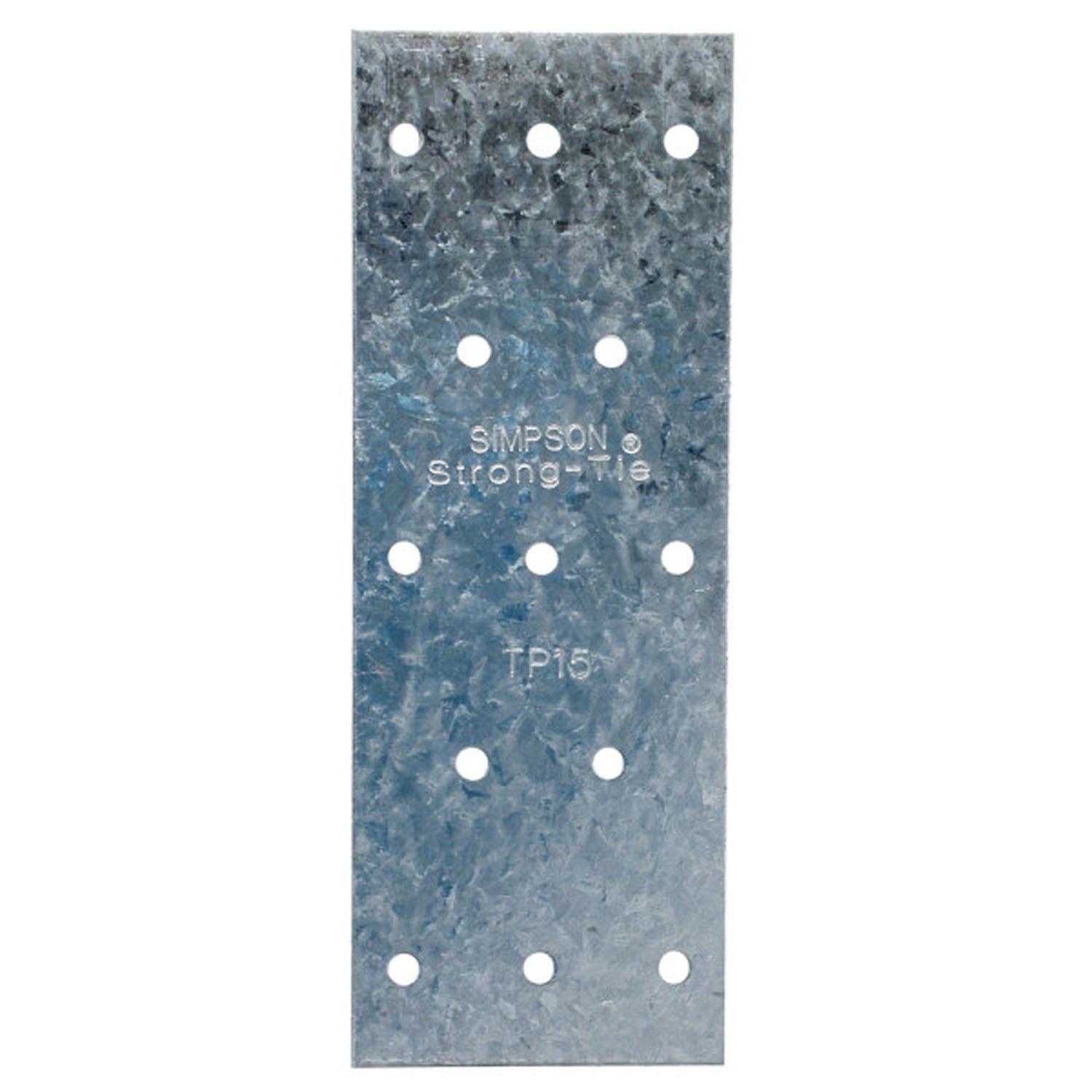 5" x 1-13/16" Galvanized Steel Tie Plate
