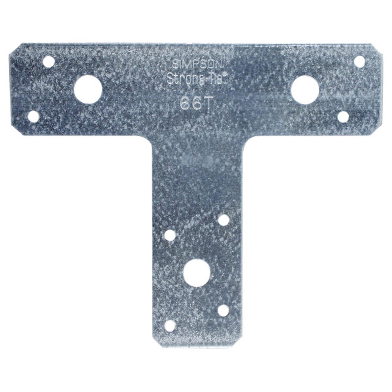 6" x 6" G90 Zinc Steel T Strap