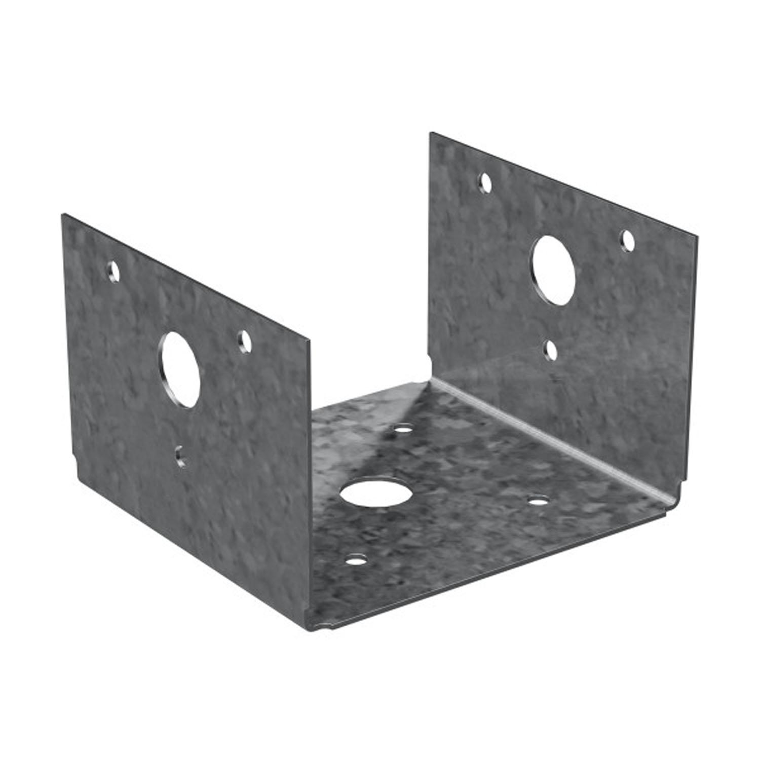 Z-max® 4"x4" g90 Base de Demi-poteau en acier zingué-50/bte