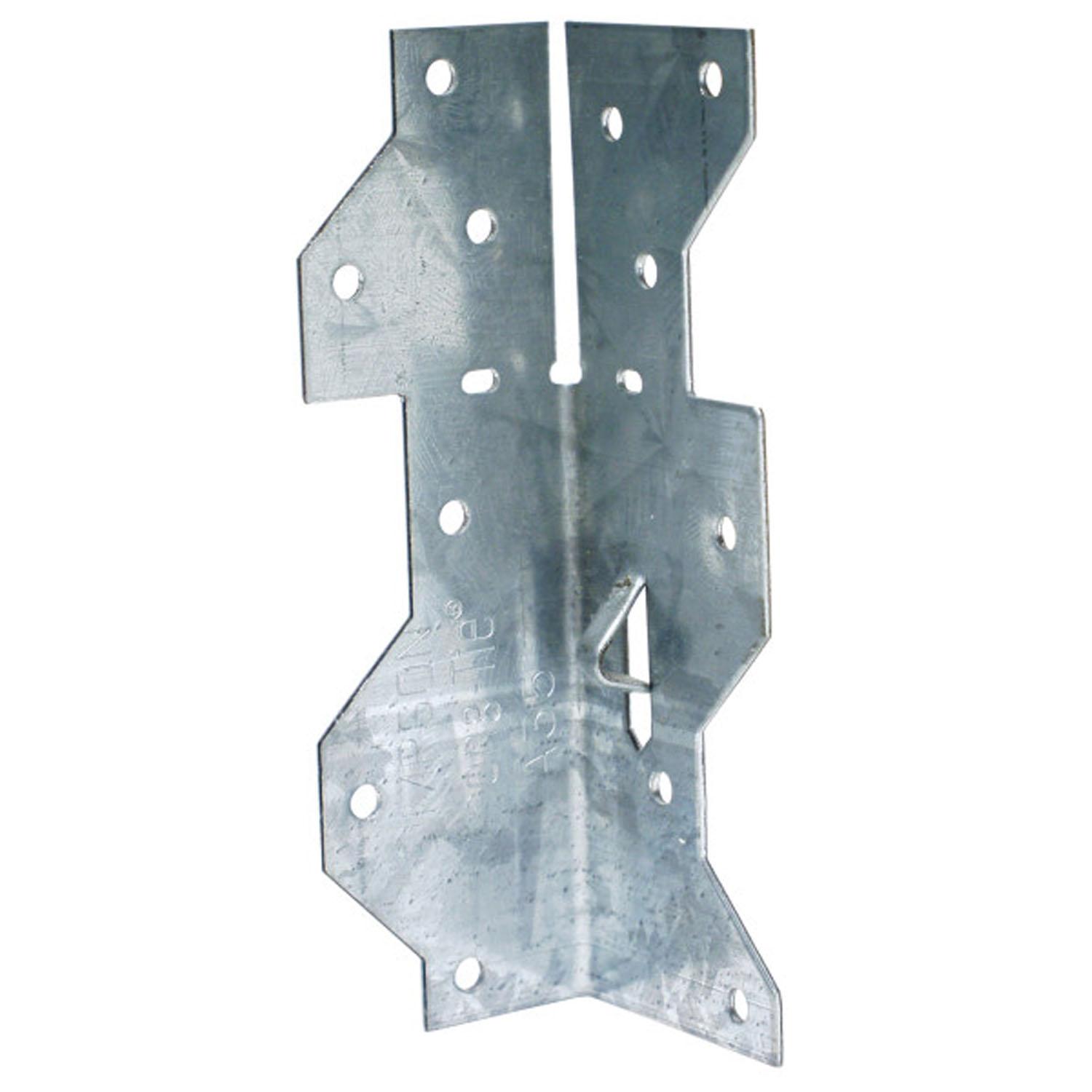Z-max 4-1/2"x1-7/16" g90 ancrage angle charpente zinc 10/bte