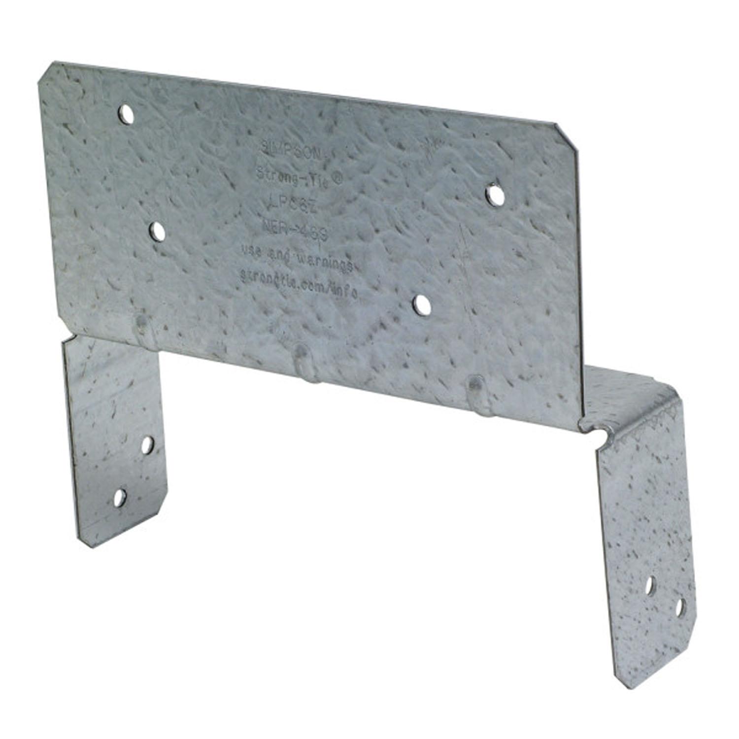 Z-max® 6" x6" g90 Extrémité réglable, poteau en acier zingué