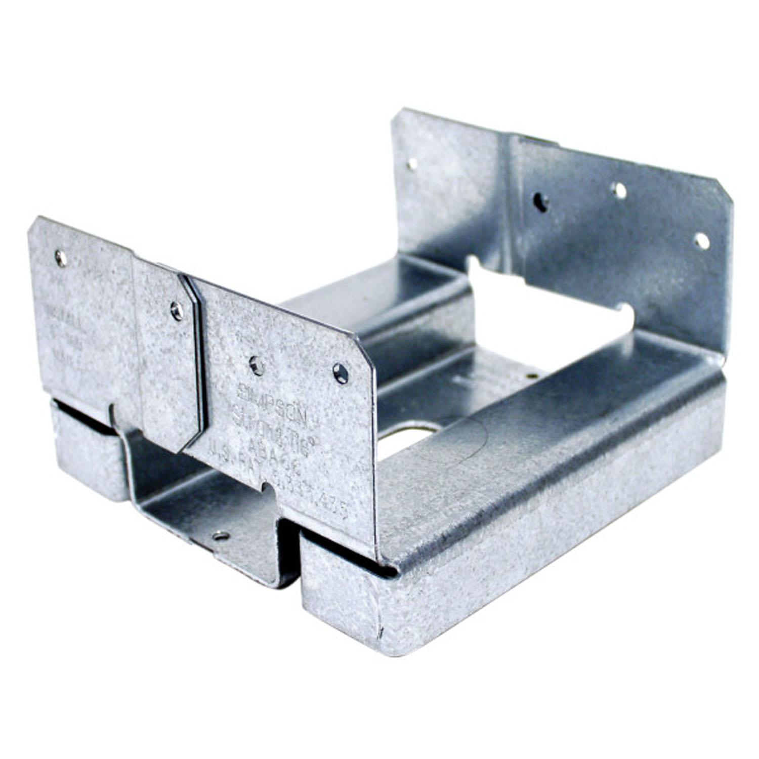Z-max® 6" x 6" g90 Base réglable de poteau en acier zingué