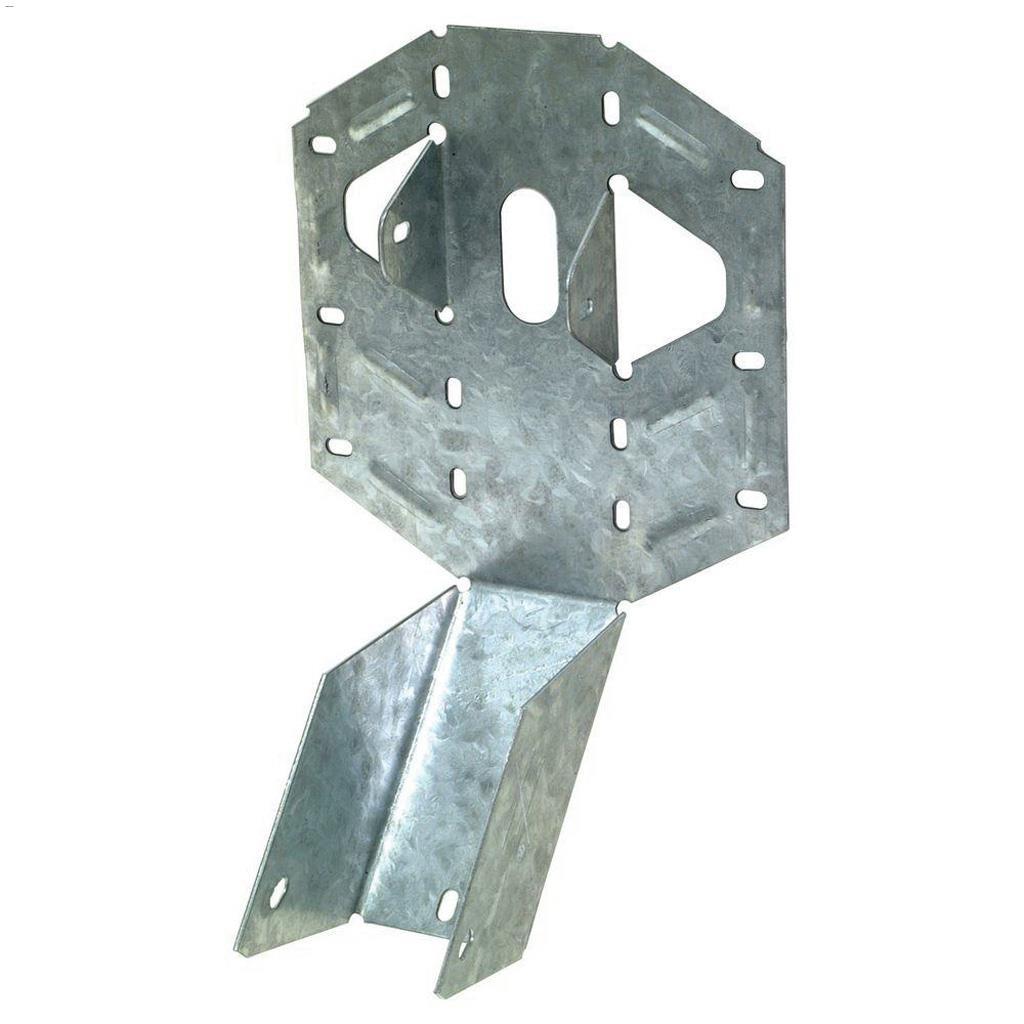 Z-Max 6" x 2" G90 Zinc Light Adjustable U Joist Hanger