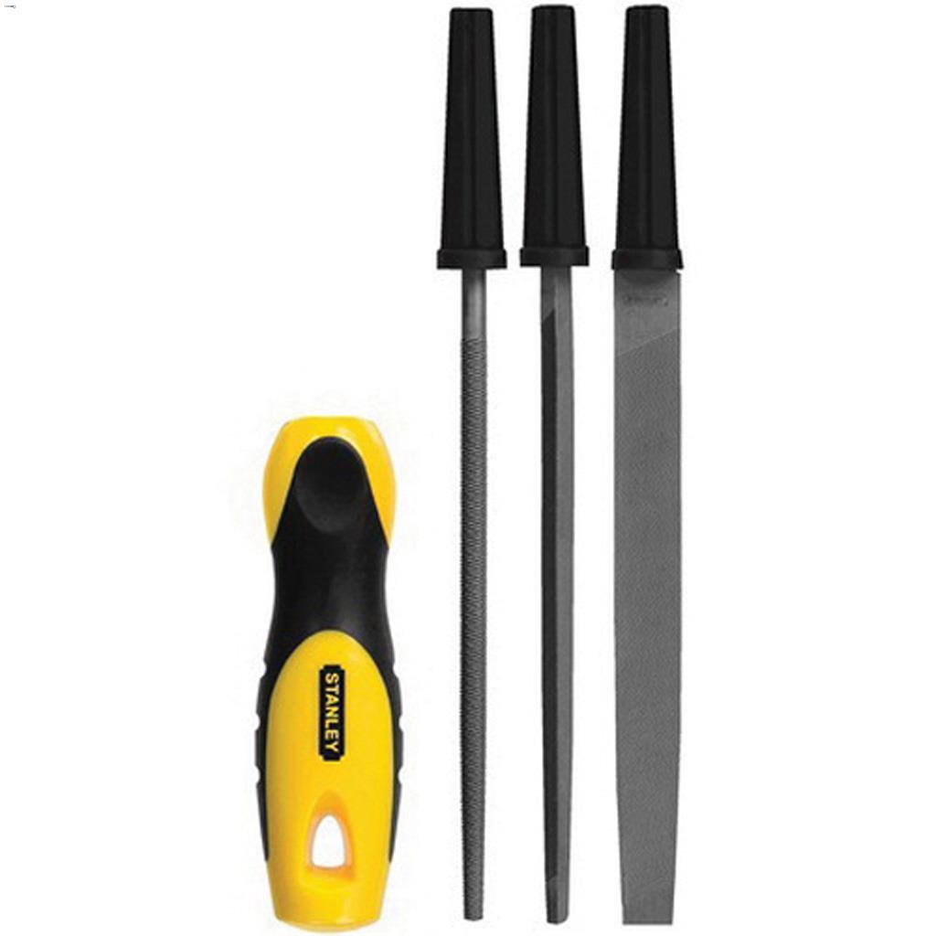 6" Round, Flat, Triangle 4 Piece File Set
