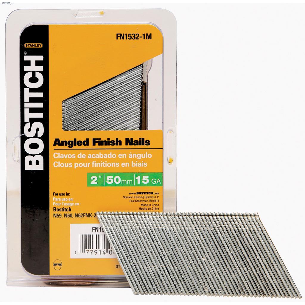 2" 15 Gauge Angled Finishing Nail -3655/Pack