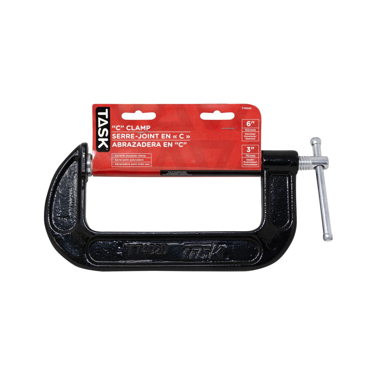 6" x 3" General Purpose C-Clamp