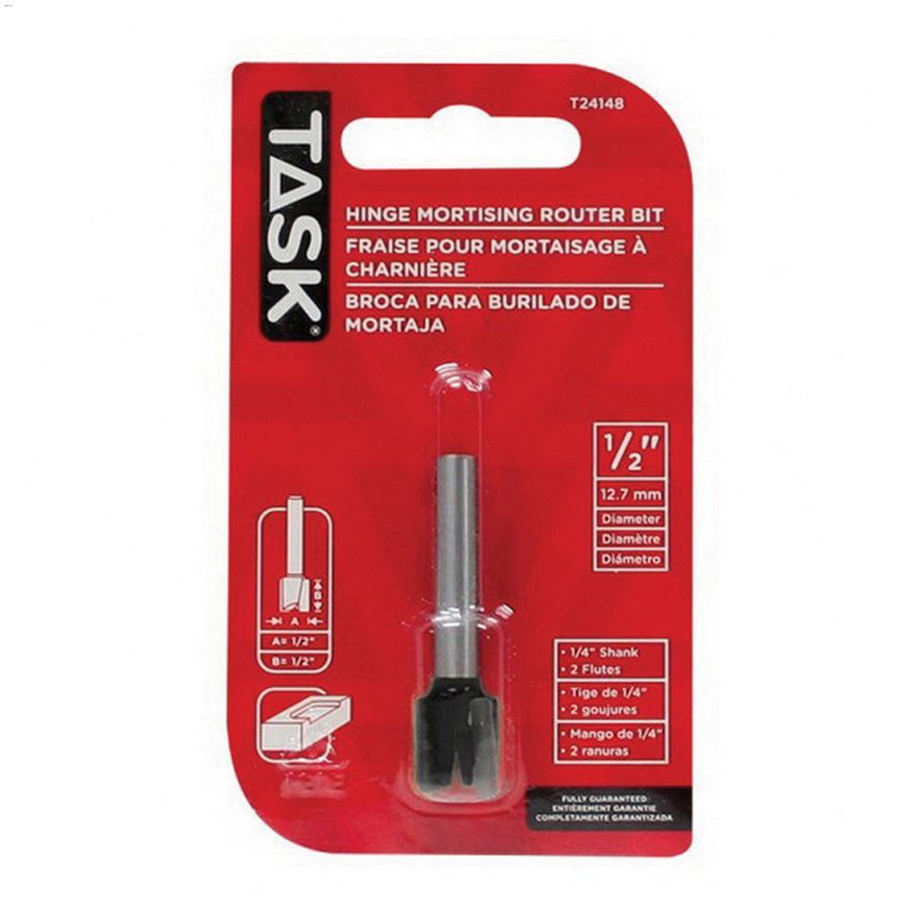 1/2" Tungsten Carbide Hinge Mortising Router Bit
