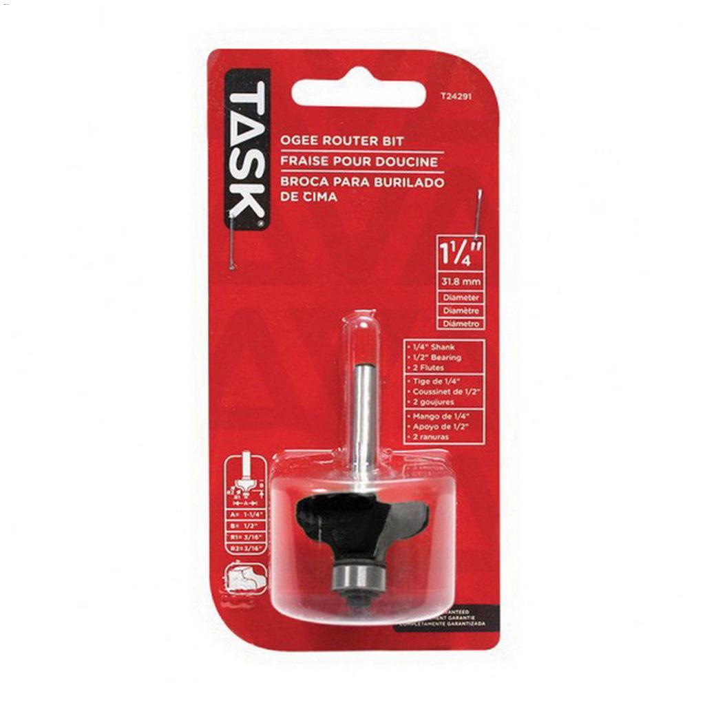 1-1/4" x 1/2" Tungsten Carbide Router Bit