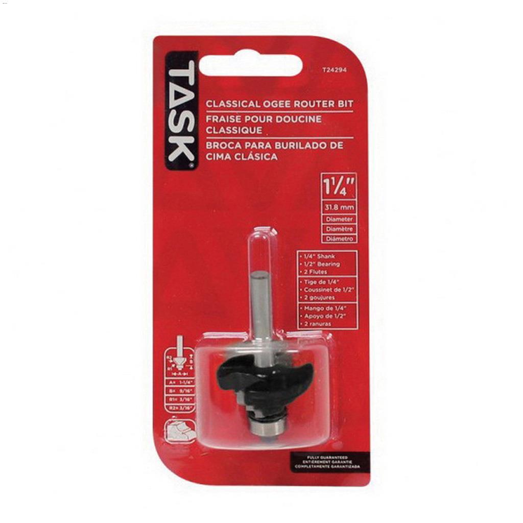 1-1/4" x 9/16" Tungsten Carbide Router Bit