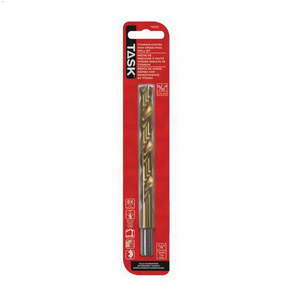 15/32" Titanium Coated Split Point Drill Bit