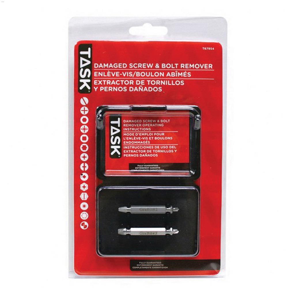 Tool Steel Screw & Bolt Remover-2/Pack