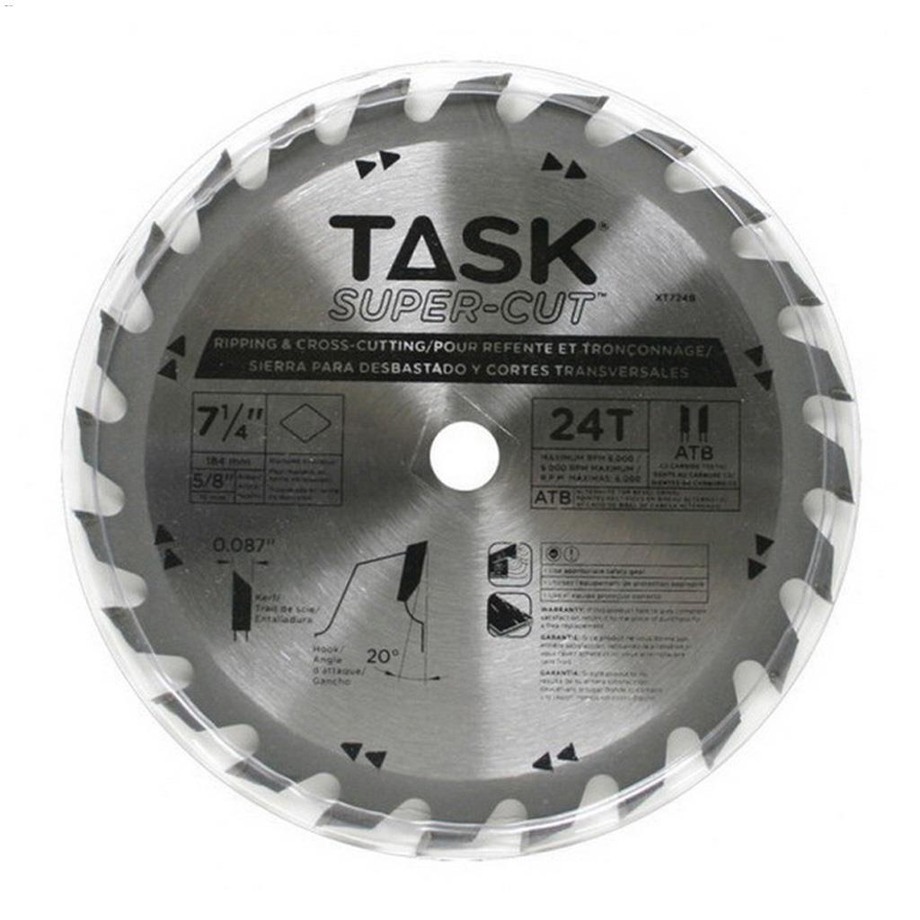 Supercut 7-1/4" 24 Teeth Framing & Decking Blade-Bulk