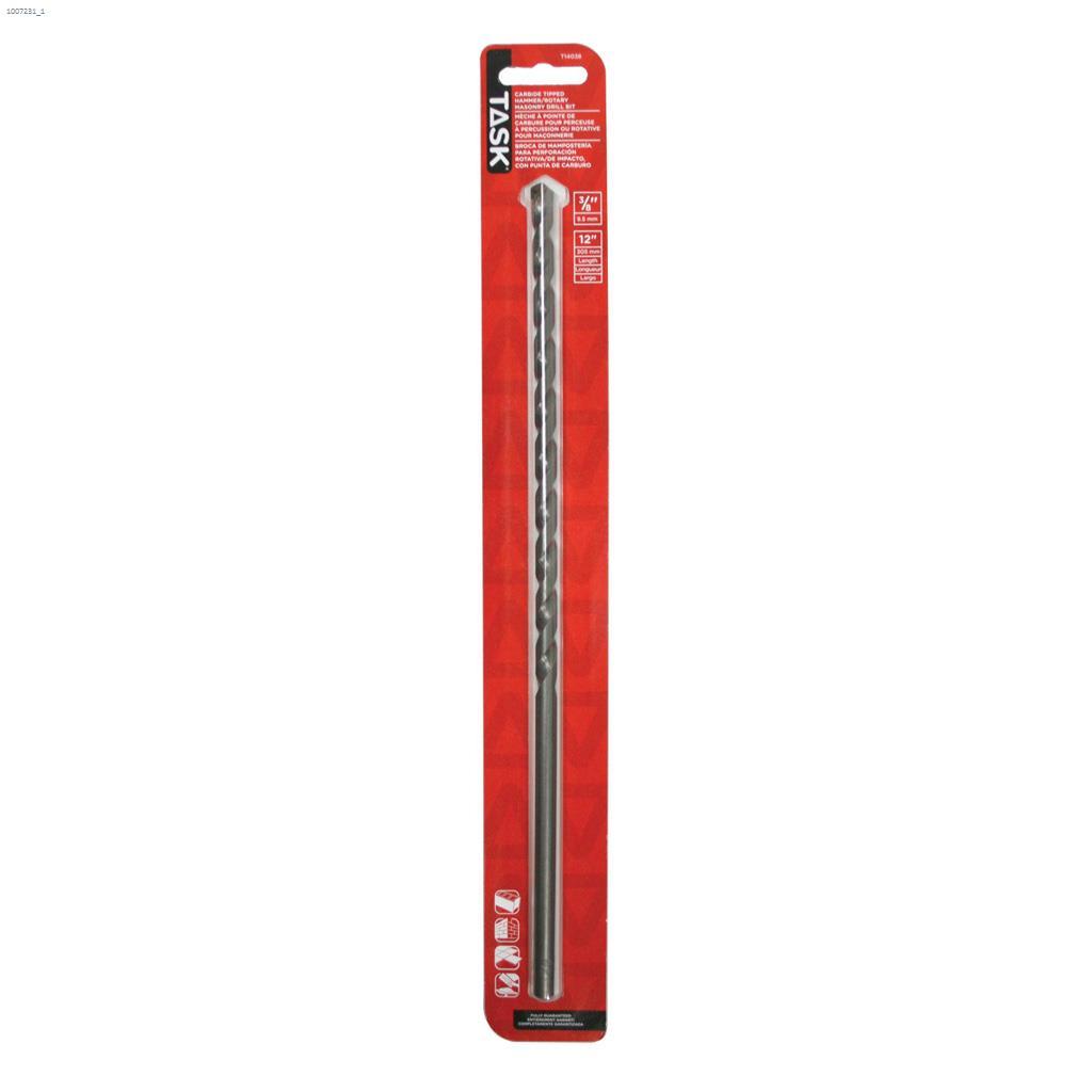 3/8" x 12" Carbide Rotary Masonry Drill Bit