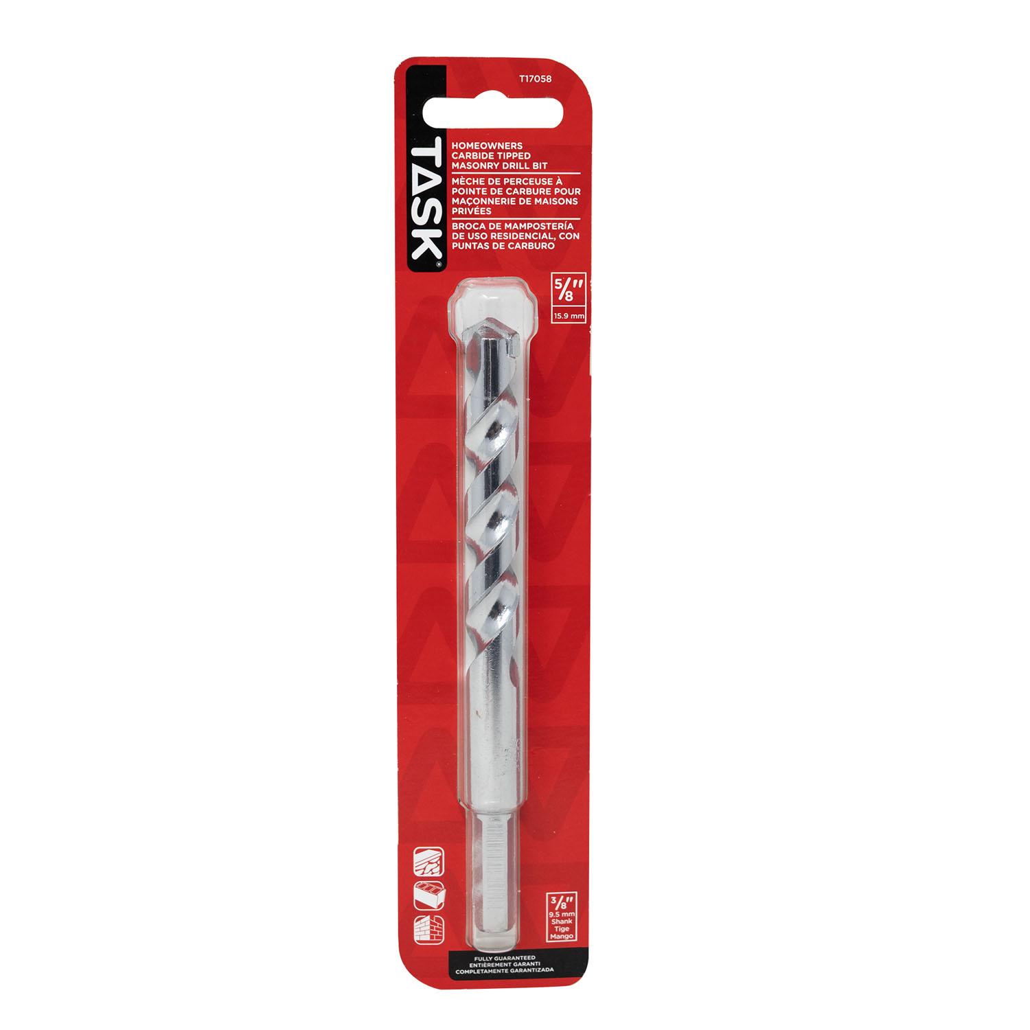 5/8" Carbide Rotary Masonry Drill Bit