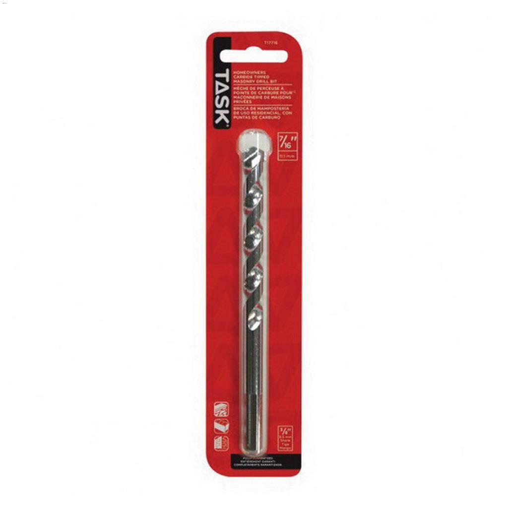 7/16" Carbide Rotary Masonry Drill Bit