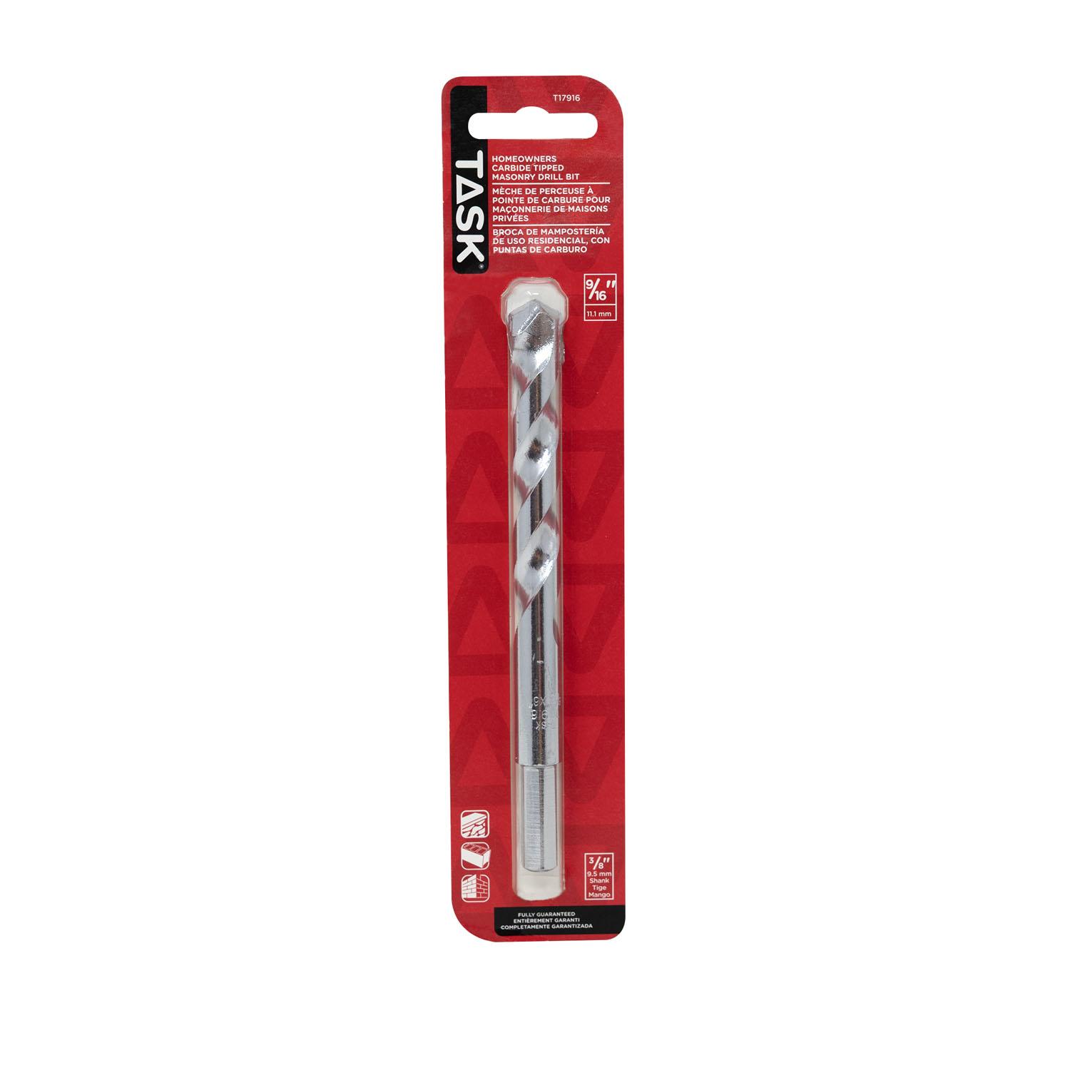 9/16" Carbide Rotary Masonry Drill Bit