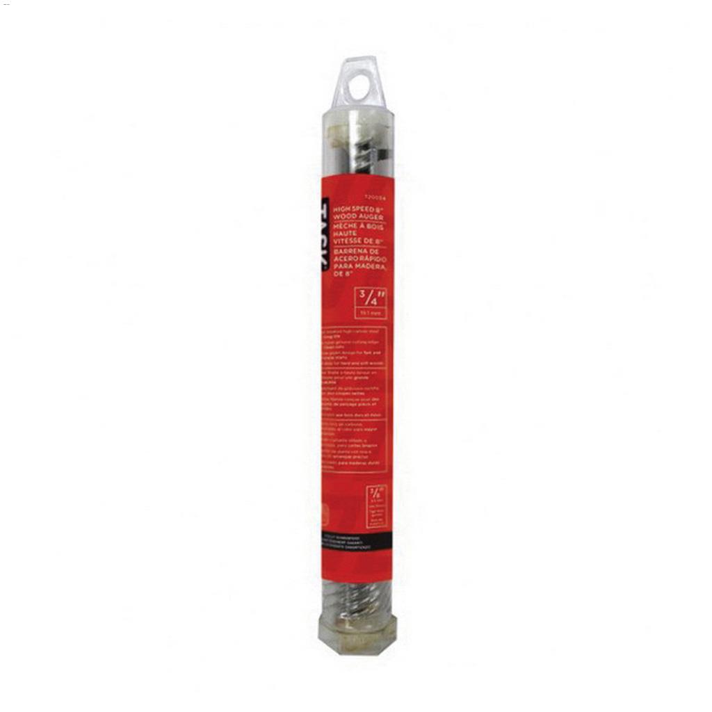 Tarière Haute Vitesse de 3/4" pour le Bois